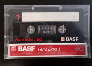 Касета Basf Ferro Extra I 60 (Release year: 1988)