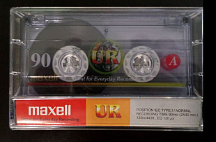 Касета Maxell UR 90 (Release year: 2002)
