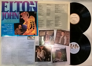 Elton John ‎- Double. A Single Man / Victim Of Love - 1978-79. (2LP). 12. Vinyl. Пластинки. Holland.