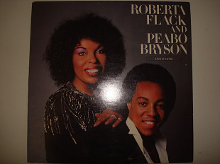 ROBERTA FLACK AND PEABO BRYSON- Live & More 1980 2LP USA Funk / Soul Soul