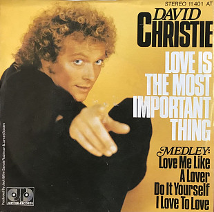 David Christie - “Love Is The Most Important Thing”, 7'45RPM