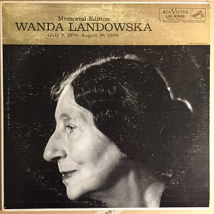 Wanda Landowska ‎– Memorial Edition (made in USA)