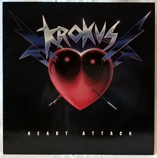 Krokus - Heart Attack - 1988. (LP). 12. Vinyl. Пластинка. Germany. Оригинал
