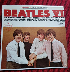 The Beatles VI US LP orange label 76 pressing