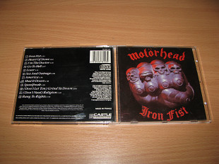MOTORHEAD - Iron Fist (1987 Castle 1st press)