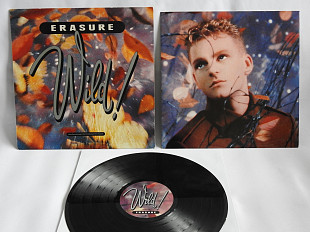 Erasure ‎Wild! LP UK пластинка Великобритания 1989 1 press EX