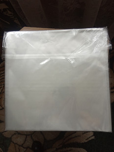 Наружные пакеты конверты кульки для больших пластинок винила 12 LP 30 см 25 микрон 100 штук