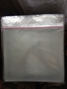 Наружные закрывающиеся пакеты конверты кульки для больших пластинок винила 12 LP 30 см 25 микрон 100