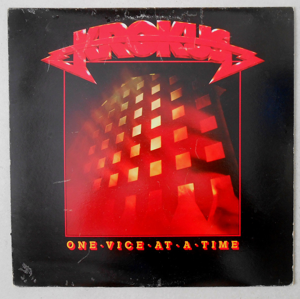 Альбом песен посвященный крокусу. Krokus one vice at a time 1982. Krokus группа 1982. Krokus one vice album. Обложки Krokus-one vice at a time.