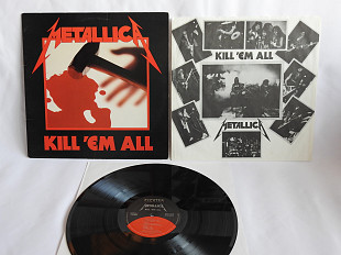 Metallica Kill Em All LP 1983 USA США пластинка EX re1988 ELEKTRA