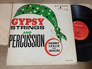 Kermit Leslie And His Orchestra ‎– Gypsy Strings And Percussion (USA) LP