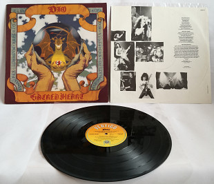 DIO Sacred Heart 1985 LP UK пластинка Великобритания EX 1press