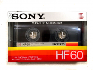 Аудіокасета Sony HF 60 Type I NORMAL position cassette касета