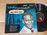 Nat King Cole - Unforgettable. ( USA ) JAZZ LP черный пятак