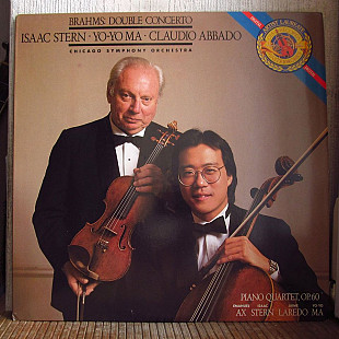 Yo-Yo Ma, Isaac Stern, Claudio Abbado, Chicago Symphony, Emanuel Ax, Jaime Laredo ‎– Brahms , Double