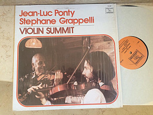 Jean-Luc Ponty + Stephane Grapelli – Violin Summit (USA ) JAZZ LP ***