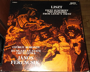 Franz Liszt – Faust Symphony; Two Episodes From Lenau's Faust (2LP)(Hungaroton SLPX 12022-23)
