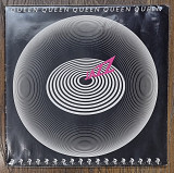 Queen – Jazz LP 12" Germany разворотный буклет с "велосипедистками"