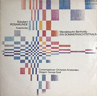 Schubert - Mendelssohn Bartholdy, Concertgebouw-Orchester Amsterdam, George Szell - "Rosamunde- Auss