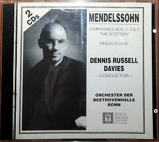 Dennis Russell Davies, Orchester Der Beethovenhalle Bonn – Mendelssohn, Symphonies Nos. 1, 2, & 3, "
