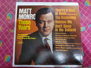 Виниловая пластинка LP Matt Monro – These Years
