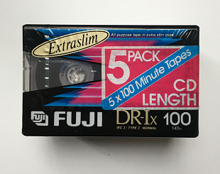 Аудиокассета Fuji DR-Ix 100 5 Pack