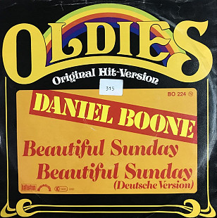 Daniel Boone - "Beautiful Sunday / Beautiful Sunday (Deutsche Version)", 7'45RPM