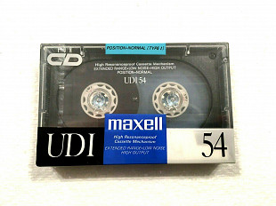 Аудиокассета MAXELL UD I 54 Type I Normal Position cassette