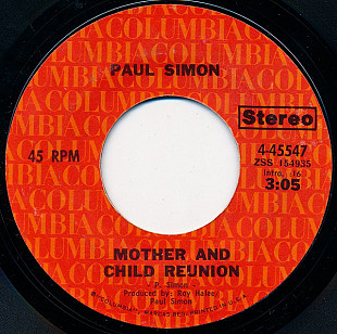 Paul Simon ‎– Mother And Child Reunion