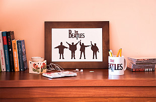 The Beatles Help. Картина на керамике, плитке, кераміці, декор, фото