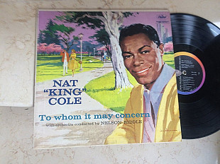 Nat King Cole ‎– To Whom It May Concern ( USA ) album 1959 LP