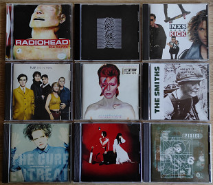 Фирменные CD диски Joy Division, Cure, Pixies, David Bowie, INXS, White Stripes
