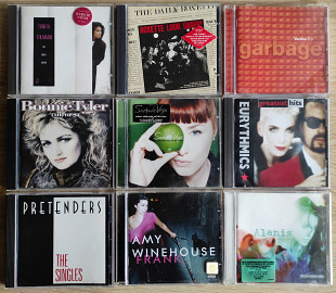 Фирменные диски Pretenders, Roxette, Amy Winehouse, Beck, Suzanne Vega