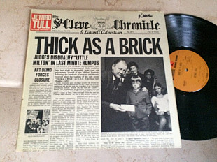 Jethro Tull ‎– Thick As A Brick ( USA ) + газета LP