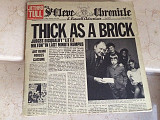 Jethro Tull ‎– Thick As A Brick ( USA ) + газета LP