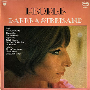 Barbra Streisand ‎– People (England, 1966)
