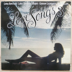 Love Songs 3 Linda Ronstadt Lobo Emmylou Harris Gordon Lightfoot LP Record