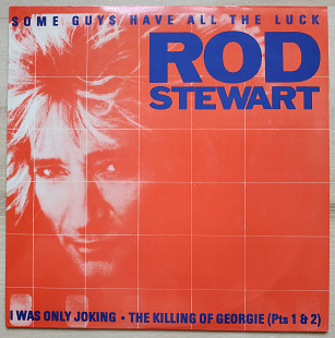 Rod Stewart Sum guys have all the luck LP Record Album Camouflage Bonus Track Vinyl
