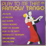 Václav Hybš Orchestra Play to me that Famous Tango 1980 LP Record Album Vinyl single