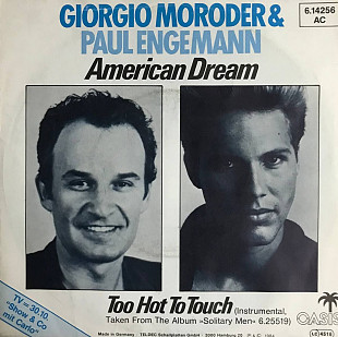 Giorgio Moroder & Paul Engemann - "American Dream", 7"45RPM