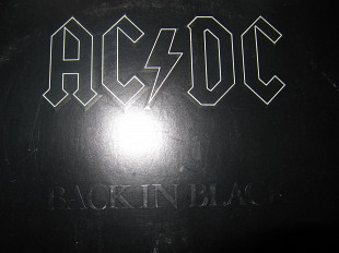 КУЛЬТОВЫЙ Виниловый Альбом AC/DC –Back In Black- 1980 *ОРИГИНАЛ *NM