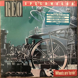REO SPEEDWAGON Wheels Are Turnin' 1984 USA Epic Запечатан Sticker