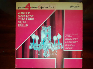 Виниловая пластинка LP Werner Müller And His Orchestra – Great Strauss Waltzes