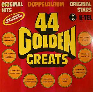 44 Golden Greats 2LP (Louis Armstrong, Shocking Blue, Fleetwood Mac, Byrds...)