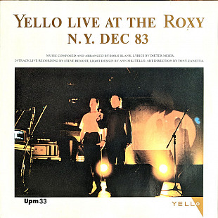 Yello – Live At The Roxy N.Y. Dec 83