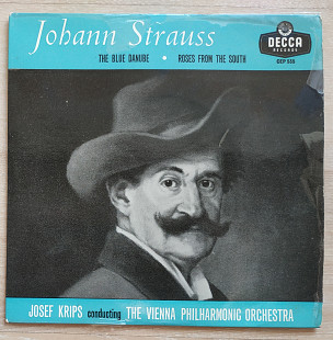 Johann Strauss The Blue Danube Roses From The South Josef Krips 7 LP Record Vinyl