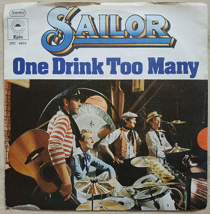 Sailor One Drink Too Many 7 LP Record Vinyl single