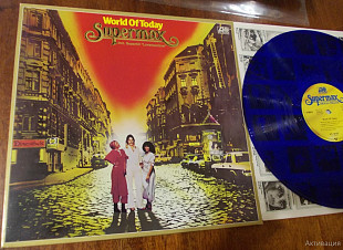 SUPERMAX-World Of Today Jubileum Press-Blue Vinyl