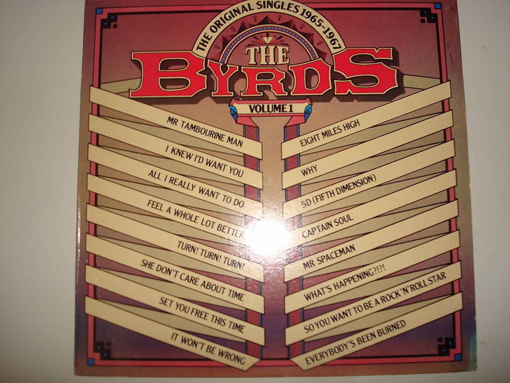 THE BYRDS- The Original Singles 1965-1967 Volume 1 1980 USA Mono Folk ...