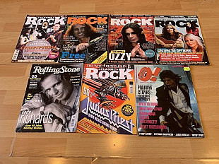 Журналы Classic Rock, Rolling Stone(лот 7 шт)